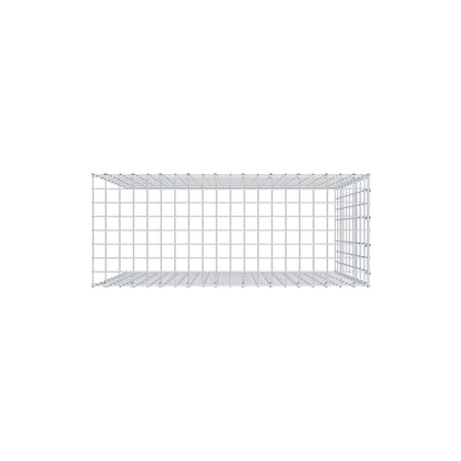 Anbaugabione Typ 4 100 cm x 100 cm x 40 cm (L x H x T), Maschenweite 5 cm x 10 cm, C-Ring