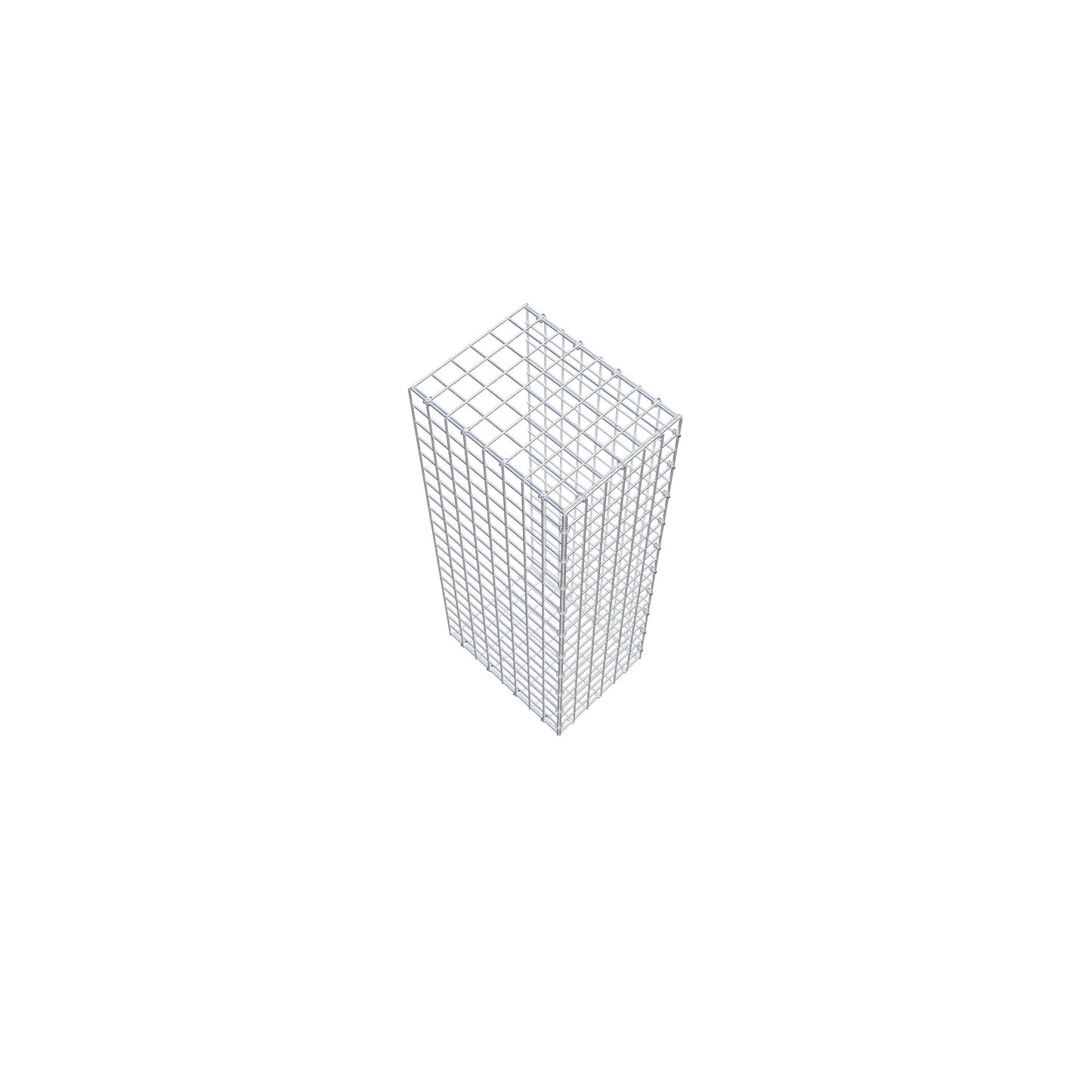 Anbaugabione Typ 2 100 cm x 40 cm x 30 cm (L x H x T), Maschenweite 5 cm x 5 cm, C-Ring