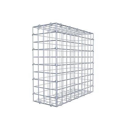 Gabion 50 cm x 50 cm x 20 cm (L x H x D), maskstorlek 5 cm x 5 cm, C-ring