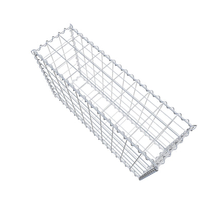 Gabion 100 cm x 60 cm x 30 cm (L x H x D), maskstorlek 10 cm x 10 cm, spiral