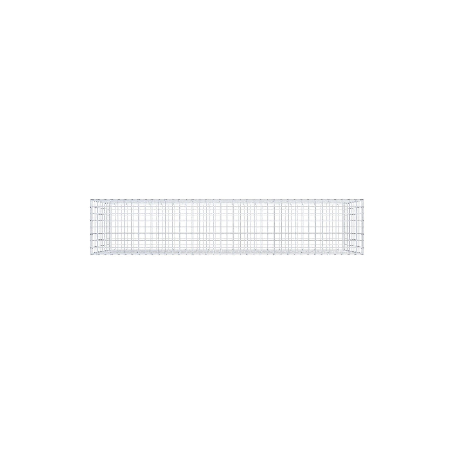 Gabion 200 cm x 100 cm x 40 cm (L x H x D), mesh size 5 cm x 10 cm, C-ring