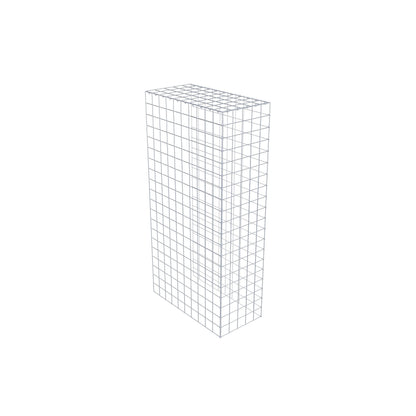 Fourche rapportée type 4 200 cm x 100 cm x 50 cm (L x H x P), mailles 10 cm x 10 cm, anneau en C