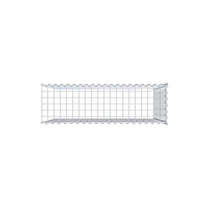 Påväxt gabion typ 4 100 cm x 80 cm x 30 cm (L x H x D), maskstorlek 5 cm x 5 cm, spiral
