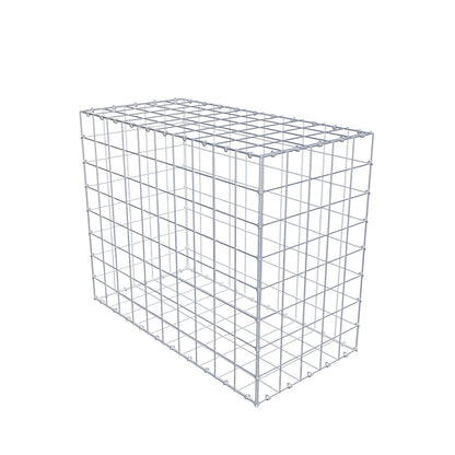 Gabione 100 cm x 80 cm x 50 cm (L x H x T), Maschenweite 10 cm x 10 cm, C-Ring