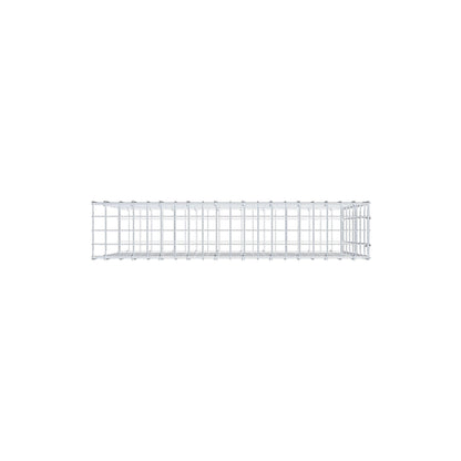 Opzetpaal type 2 100 cm x 70 cm x 20 cm, maaswijdte 5 cm x 10 cm, C-ring