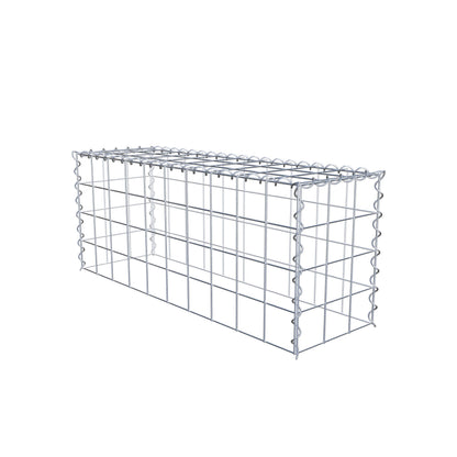 Grown-on gabion type 3 100 cm x 40 cm x 30 cm (L x H x D), mesh size 10 cm x 10 cm, spiral