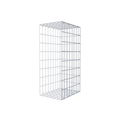 Monteret gabion type 2 80 cm x 40 cm x 30 cm, maskestørrelse 5 cm x 10 cm, C-ring