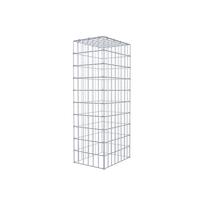 Typ 3 påbyggnadsgabion 100 cm x 40 cm x 30 cm (L x H x D), maskstorlek 5 cm x 10 cm, C-ring