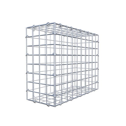 Gabion 50 cm x 40 cm x 20 cm (L x H x D), maskstorlek 5 cm x 5 cm, C-ring