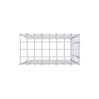 Anbaugabione Typ 4 50 cm x 40 cm x 20 cm (L x H x T), Maschenweite 5 cm x 10 cm, C-Ring