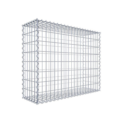 Set van 2 schanskorven 100 cm x 80 cm x 30 cm (L x H x D), maaswijdte 5 x 10 cm, spiraalvormig