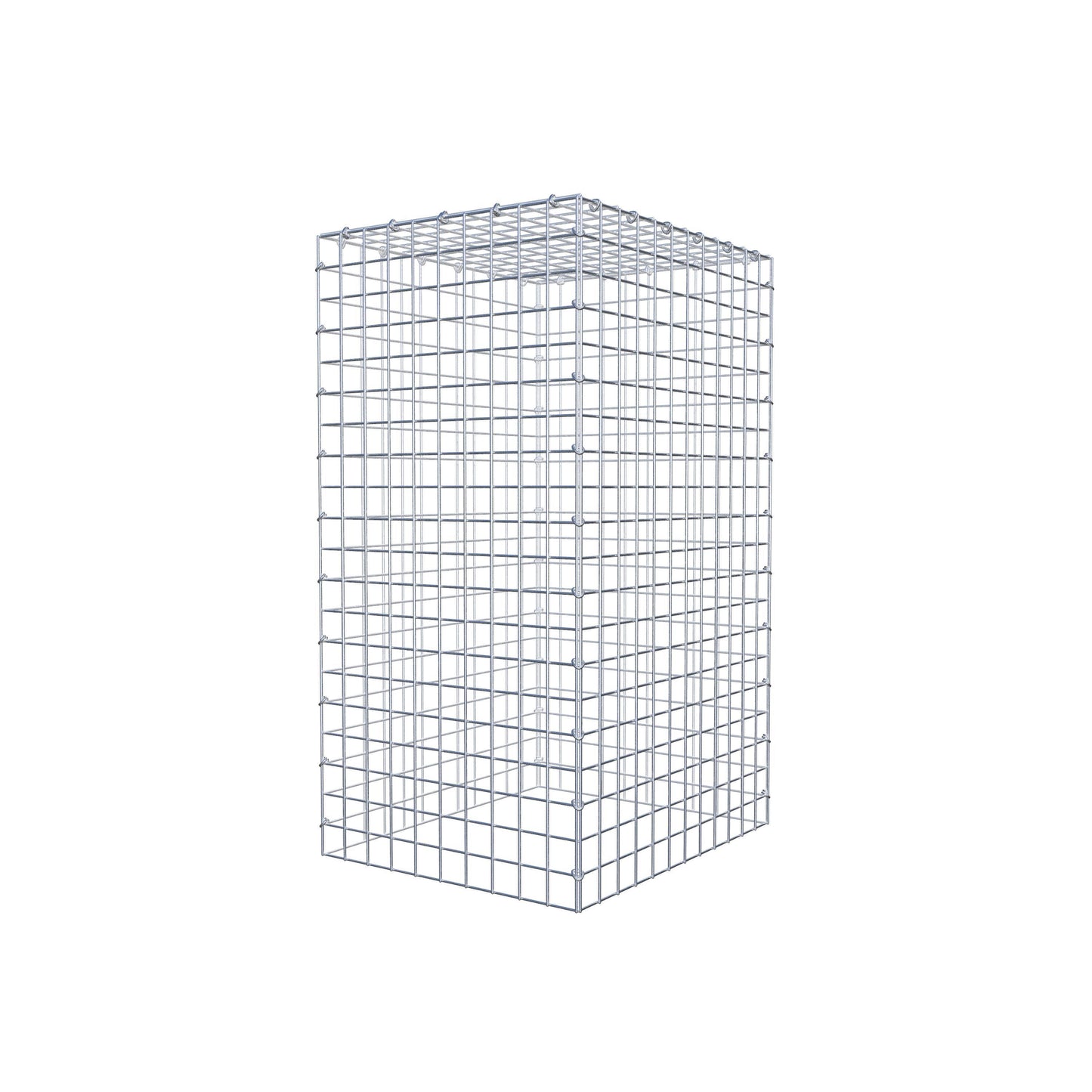 Type 3 oplegkorf 100 cm x 60 cm x 50 cm (L x H x D), maaswijdte 5 cm x 5 cm, C-ring