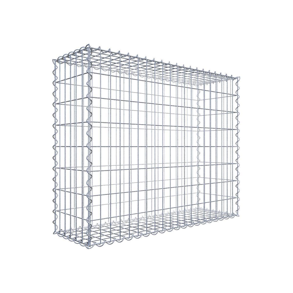 Set van 2 schanskorven 100 cm x 80 cm x 30 cm (L x H x D), maaswijdte 5 x 10 cm, spiraalvormig