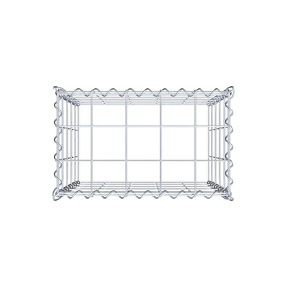 Extra gabion typ 3 50 cm x 50 cm x 30 cm (L x H x D), maskstorlek 10 cm x 10 cm, spiral
