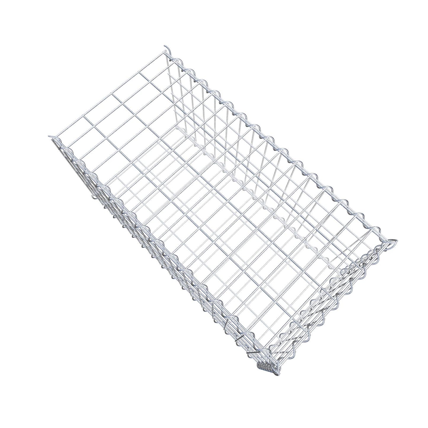 Extra gabion typ 2 80 cm x 40 cm x 40 cm (L x H x D), maskstorlek 5 cm x 10 cm, spiral