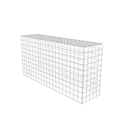 Gabião Tipo 3 200 cm x 100 cm x 50 cm (C x A x P), malhagem 10 cm x 10 cm, anel C