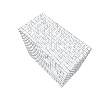 Gabion 100 cm x 90 cm x 50 cm (L x H x D), maskstorlek 5 cm x 10 cm, C-ring