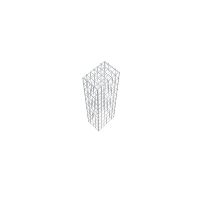 Monteret gabion type 3 100 cm x 20 cm x 30 cm (L x H x D), maskestørrelse 5 cm x 10 cm, C-ring