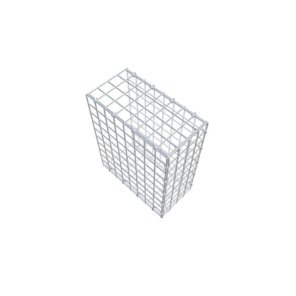 Gabião tipo 2 50 cm x 40 cm x 20 cm (C x A x P), malhagem 5 cm x 5 cm, anel C
