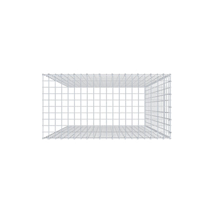 Extra gabion typ 4 200 cm x 100 cm x 50 cm (L x H x D), maskstorlek 5 cm x 10 cm, C-ring