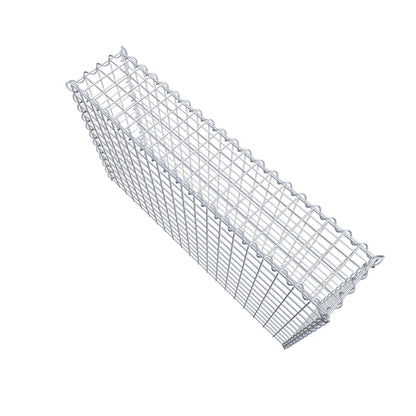 Gavión adulto tipo 3 100 cm x 60 cm x 20 cm (largo x alto x profundidad), tamaño de malla 5 cm x 5 cm, espiral
