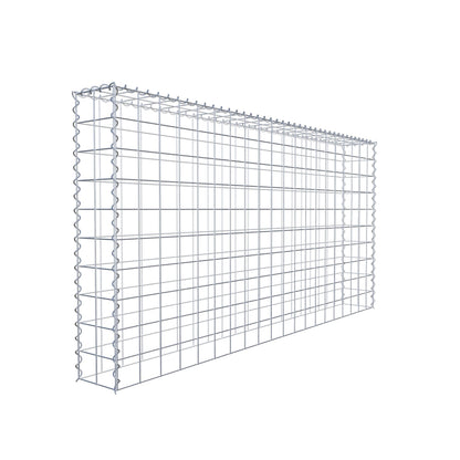 Gabião Tipo 3 200 cm x 100 cm x 20 cm (C x A x P), malhagem 10 cm x 10 cm, espiral