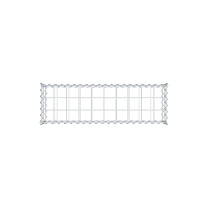 Gabion 100 cm x 20 cm x 30 cm (L x H x D), maskestørrelse 10 cm x 10 cm, spiral