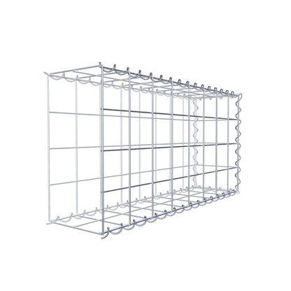 Extra gabion typ 2 80 cm x 40 cm x 20 cm (L x H x D), maskstorlek 10 cm x 10 cm, spiral