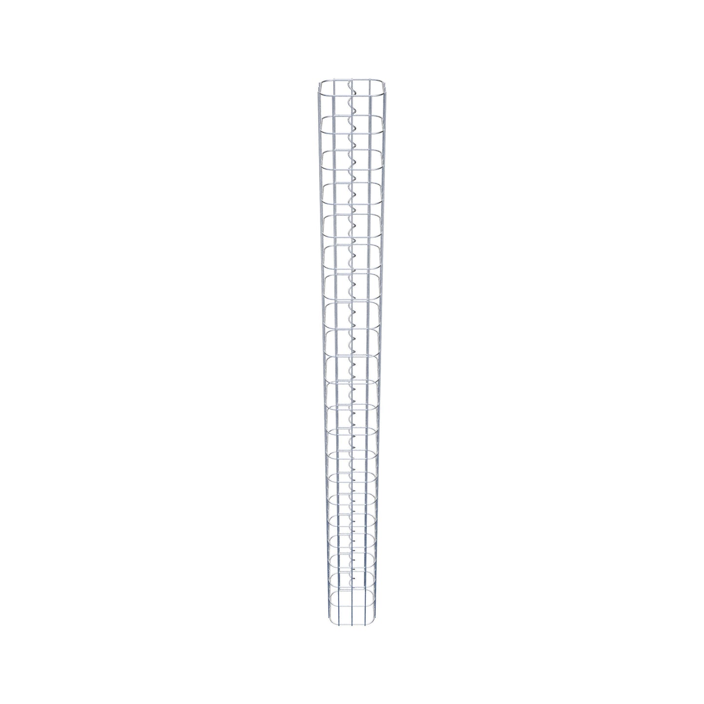 Gabionpelare kvadrat 17 cm x 17 cm, 200 cm höjd, MW 5 cm x 10 cm