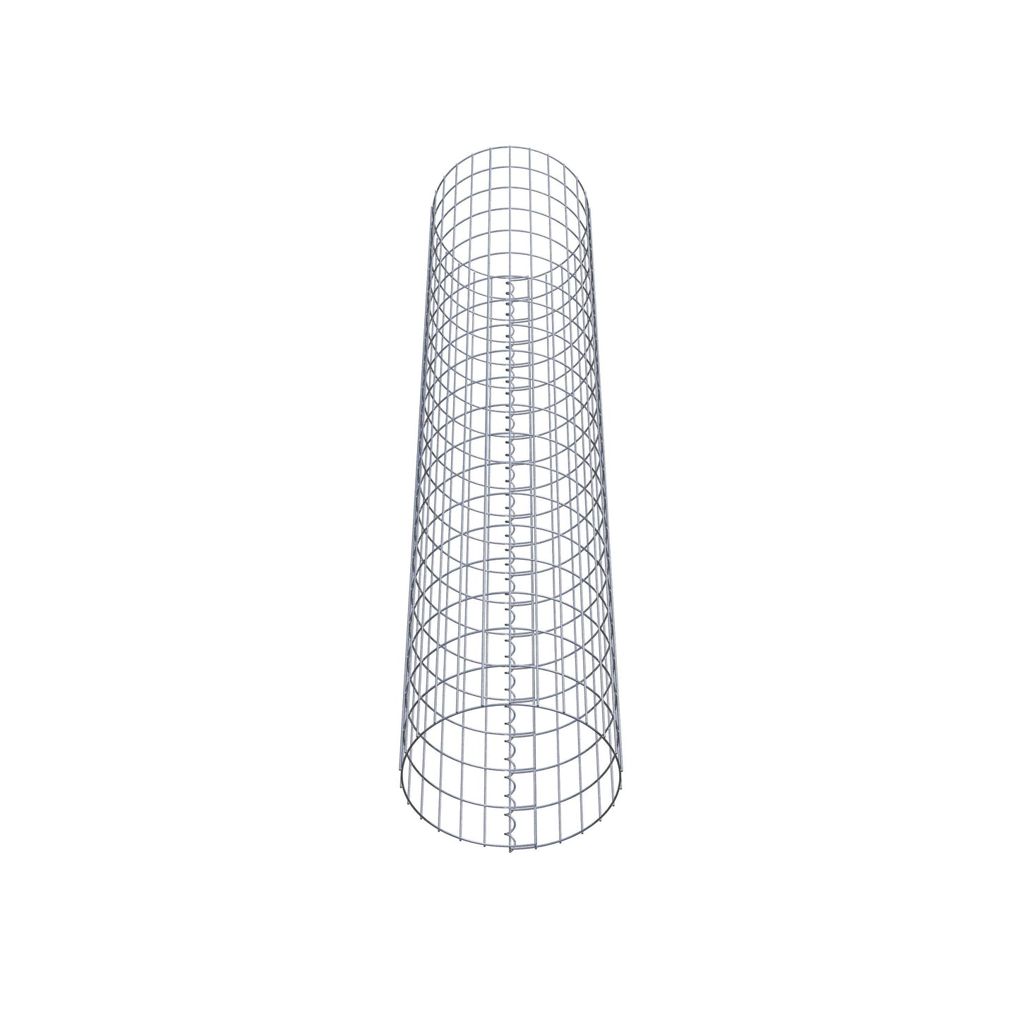 Gabionpelare rund 42 cm diameter, 200 cm höjd, maskstorlek 5 cm x 10 cm