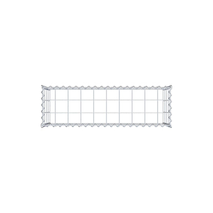 Grown-on gabion type 3 100 cm x 40 cm x 30 cm (L x H x D), mesh size 10 cm x 10 cm, spiral