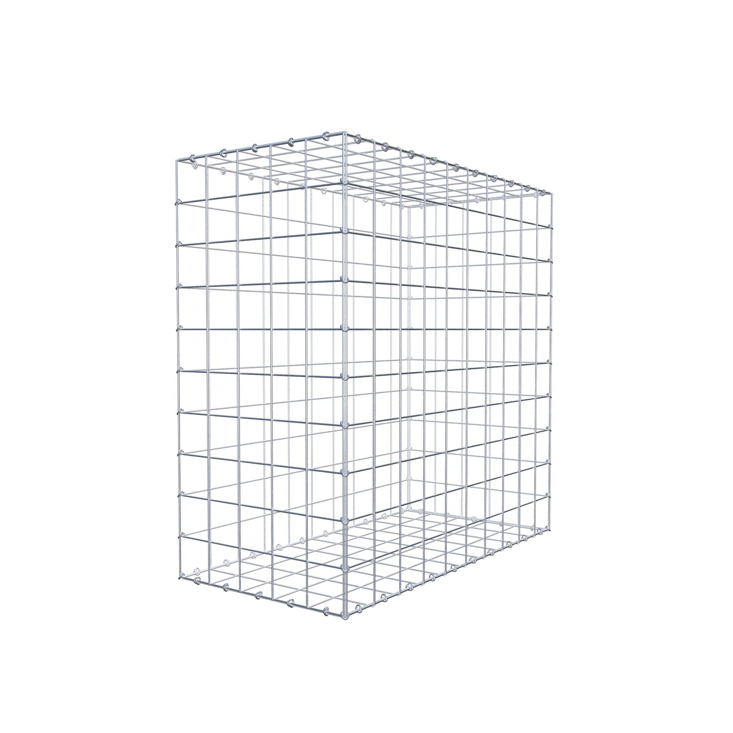 Gabion 100 cm x 100 cm x 50 cm (L x H x D), maskstorlek 10 cm x 10 cm, C-ring