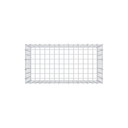 Monteret gabion type 3 80 cm x 40 cm x 40 cm (L x H x D), maskestørrelse 5 cm x 10 cm, C-ring