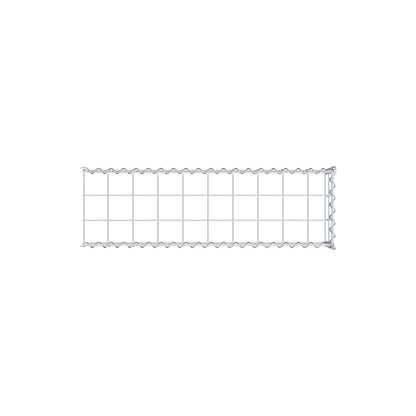 Grown-on gabion type 4 100 cm x 20 cm x 30 cm (L x H x D), mesh size 10 cm x 10 cm, spiral