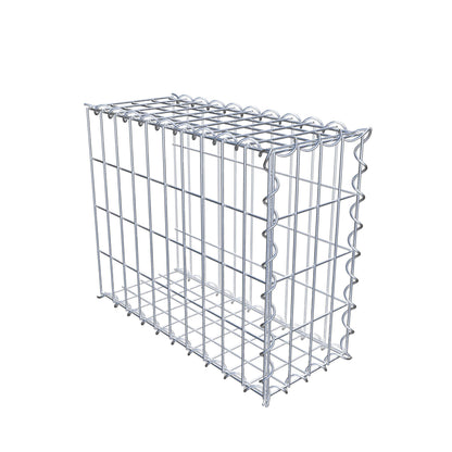 Anbaugabione Typ 2 50 cm x 40 cm x 20 cm (L x H x T), Maschenweite 5 cm x 10 cm, Spirale