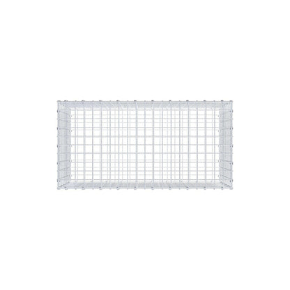 Schanskorf 100 cm x 50 cm x 50 cm (L x H x D), maaswijdte 5 x 5 cm, spiraalring