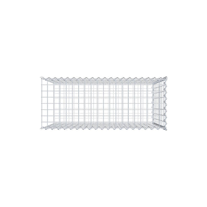 Add-on schanskorf type 2 100 cm x 80 cm x 40 cm (L x H x D), maaswijdte 5 cm x 10 cm, spiraalvormig