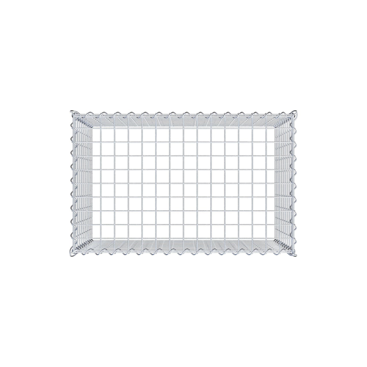 Anbaugabione Typ 3 80 cm x 50 cm x 50 cm (L x H x T), Maschenweite 5 cm x 5 cm, Spirale