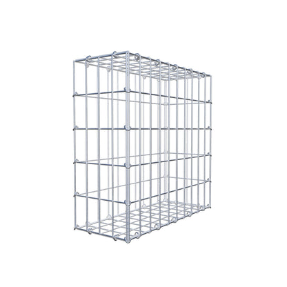 Gabion 50 cm x 50 cm x 20 cm (L x H x D), maskestørrelse 5 cm x 10 cm, C-ring