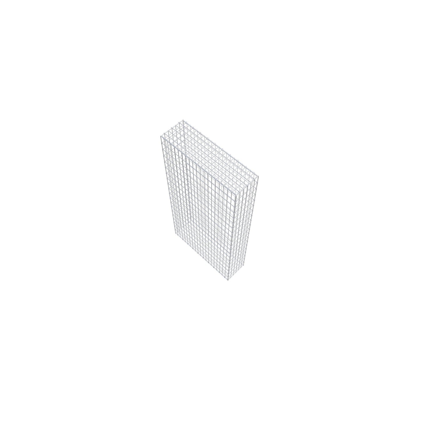 Gabion 200 cm x 100 cm x 30 cm (L x H x P), mailles 5 cm x 10 cm, anneau en C