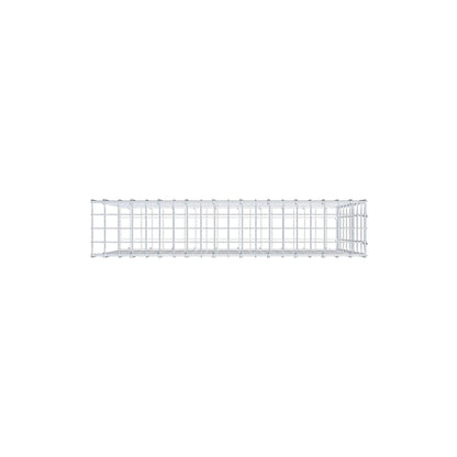 Gabião Tipo 2 100 cm x 80 cm x 20 cm, malhagem 5 cm x 10 cm, anel C