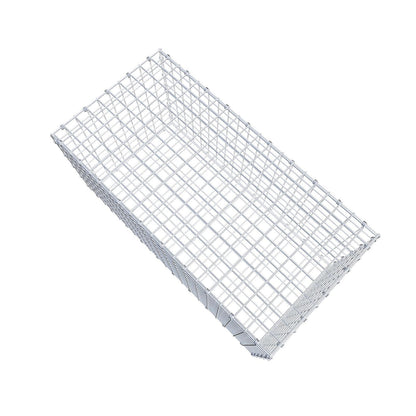 Schanskorf 100 cm x 50 cm x 50 cm (L x H x D), maaswijdte 5 x 5 cm, spiraalring