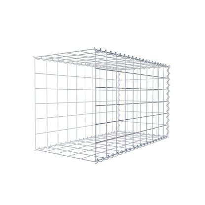 Extra gabion typ 2 100 cm x 60 cm x 50 cm (L x H x D), maskstorlek 10 cm x 10 cm, spiral