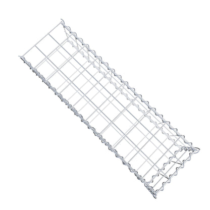 Gavión complementario tipo 2 100 cm x 20 cm x 30 cm (L x A x P), malla 10 cm x 10 cm, espiral