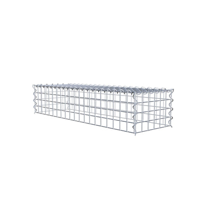 Add-on schanskorf type 3 100 cm x 20 cm x 30 cm (L x H x D), maaswijdte 5 cm x 5 cm, spiraalvormig