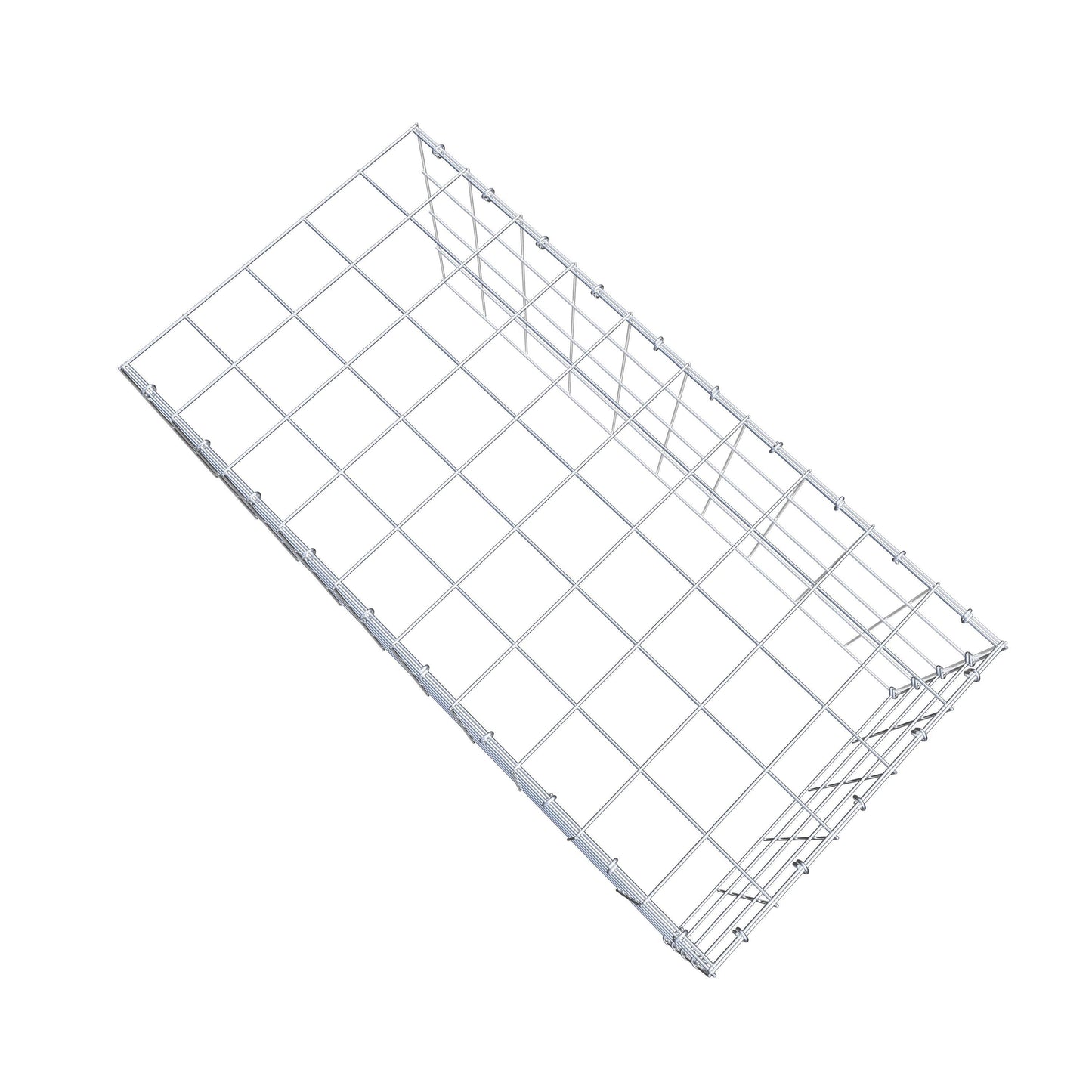 Anbaugabione Typ 4 100 cm x 40 cm x 50 cm (L x H x T), Maschenweite 10 cm x 10 cm, C-Ring
