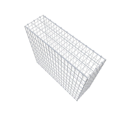 Gabbione 100 cm x 90 cm x 30 cm (L x H x P), maglia 5 x 10 cm, anello a spirale