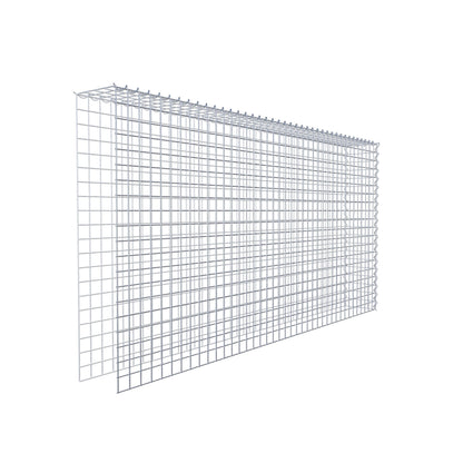 Opvokset gabion type 4 200 cm x 100 cm x 20 cm (L x H x D), maskestørrelse 5 cm x 5 cm, spiral