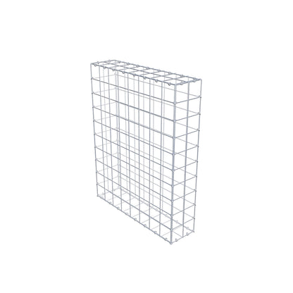 Gabion 100 cm x 80 cm x 20 cm (L x H x D), maskestørrelse 10 cm x 10 cm, C-ring