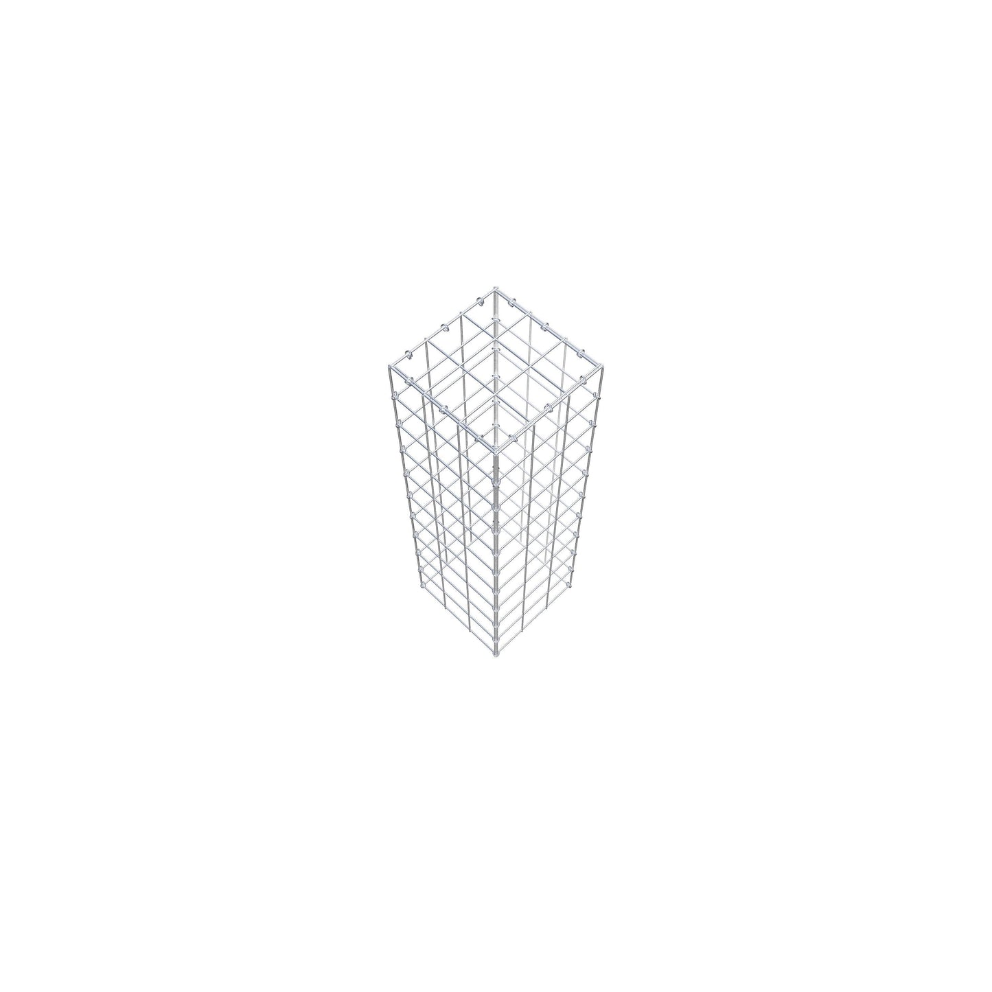 Gabião Tipo 3 100 cm x 30 cm x 30 cm (C x A x P), malhagem 10 cm x 10 cm, anel C